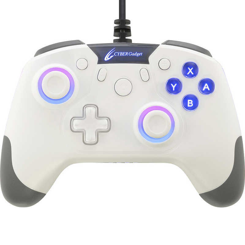 サイバーガジェット　SWITCH用ゲーミングコントローラーミニHG有線タイプ ホワイト [Switch]