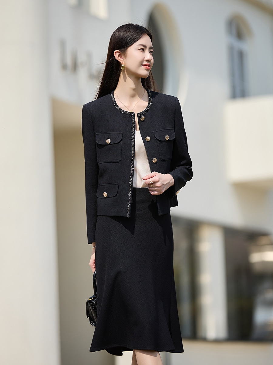 スーツセット レディーススカート スーツジャケット ロングスカートママスーツ 上下セット 春秋無地2点セット フォーマル 結婚式スーツ 就活スーツ 卒業式 入学式 入園式 スーツ 通勤OL 9,775円