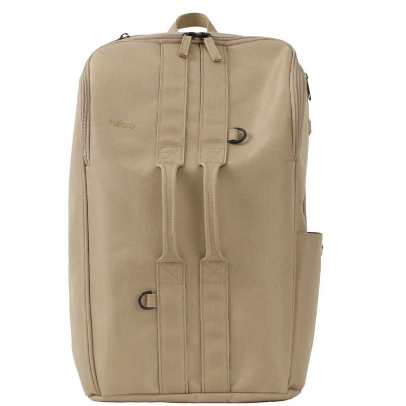 FULCRO　カジュアルリュック PC対応 15inch A4 16L 撥水 ベージュ　fma-0006-BE