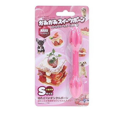 他サイト： スーパーキャット かみかみスイーツボーンＳストロベリー ペットの商品画像