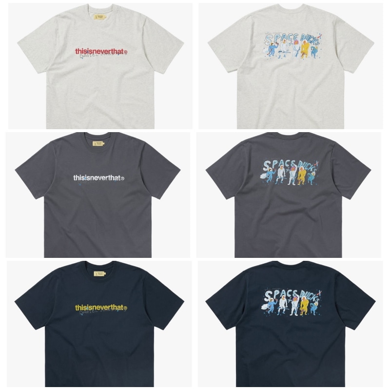 【THISISNEVERTHAT】 TNT DANIEL JONNSTON SPACE DUCKS TEE : 3COLORS