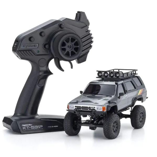 京商 ミニッツ4×4 レディセット トヨタ 4ランナー ハイラックスサーフ アクセサリーパーツ付 ダークグレーメタリック 32540GM ラジコン RC