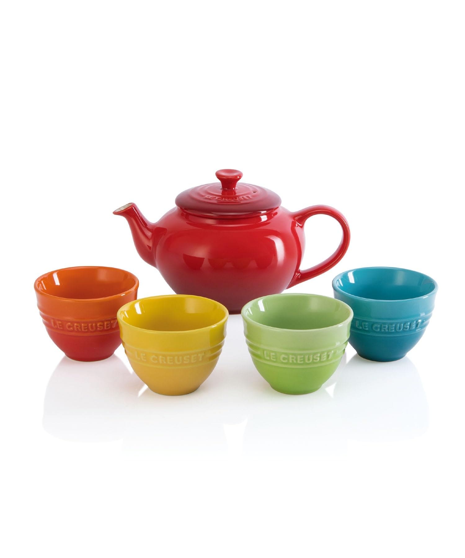 ティーセット レインボー 5点セット ティーポット カップ 耐熱 耐冷 電子レンジ 食洗器 対応 【日本正規販売品】