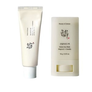 [1+1]米サンクリーム 50ml SPF50+ PA++++ *米 日焼け止め/サンクリーム&ヨモギサンスティック 18g SPF50+ PA++++ *ヨモギ 日焼け止め