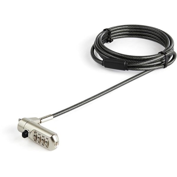LTLOCKNANO ブラック [ノートパソコンセキュリティワイヤーロック (4桁ダイヤル式タイプ)]