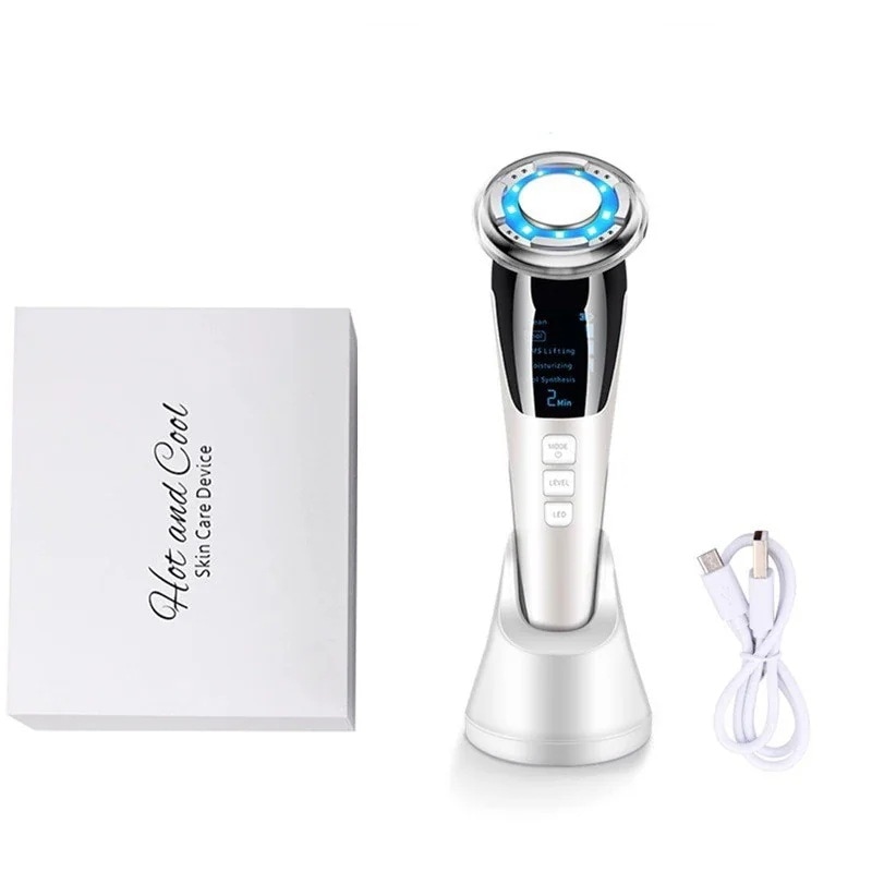 温冷美顔器 PRO 1台9役 EMS 美顔器 リフトアップ 3色LED光 温冷ケア 振動 イオ ン 多機能美顔器 毛穴ケア 目元ケア30%までに制限