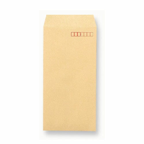 （まとめ買い）高春堂 間伐材クラフト封筒 長3 85g/m2 枠あり 業務用パック 1000枚 482-60 [x3]