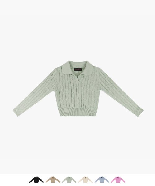 TWIST KNITTING H-N_GREEN