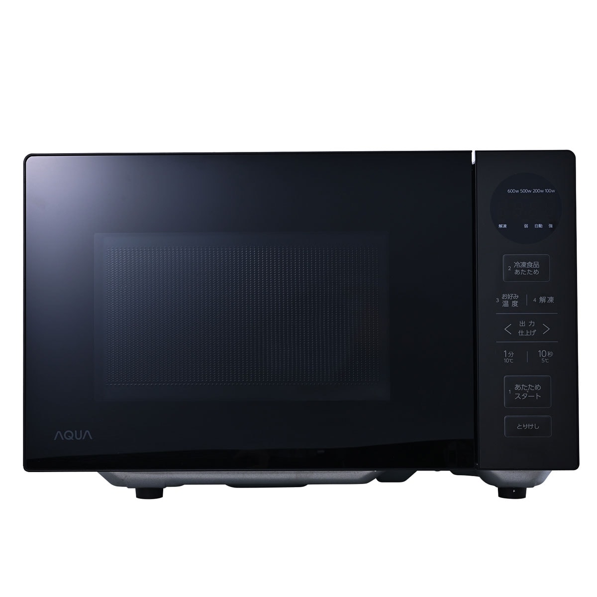 アクア AQM-KF20P-K 電子レンジ　20L　ブラック AQMKF20PK