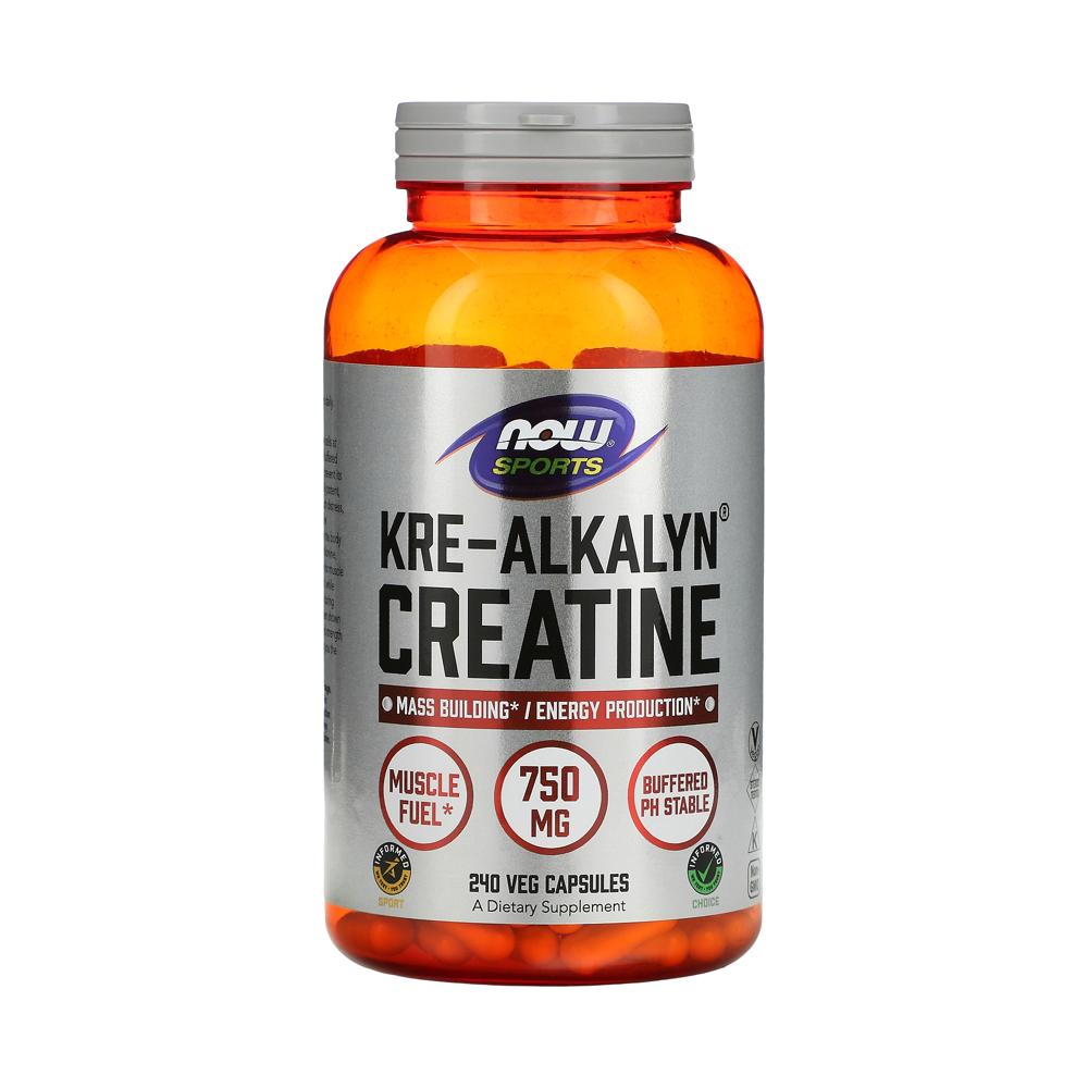 NOW Foods スポーツ Kre-Alkalynクレアチン 750mg 240野菜カプセル