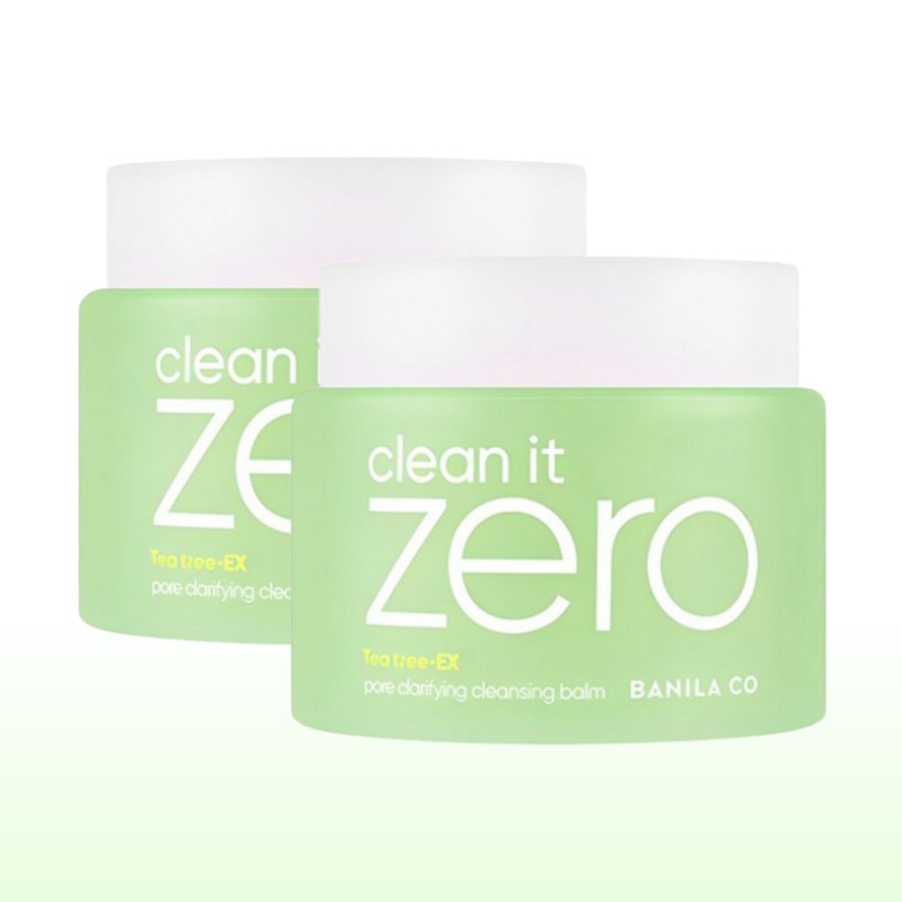 [1+1 ブラックヘッド 皮脂 毛穴 ディープクレンザー 大容量 韓国人気] クリーン イット ゼロ ポア クラリファイング クレンジングバーム 180mlx2本 残余感 ゼロ ディープクレンジング