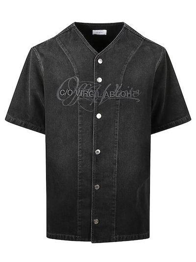 OFF WHITE Men Shirts OMYD05MF25DEN0011310 Black