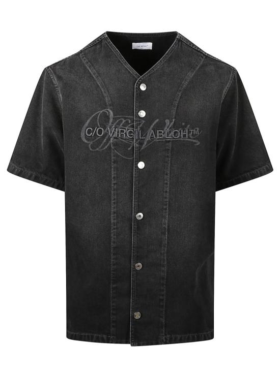 OFF WHITE Men Shirts OMYD05MF25DEN0011310 Black