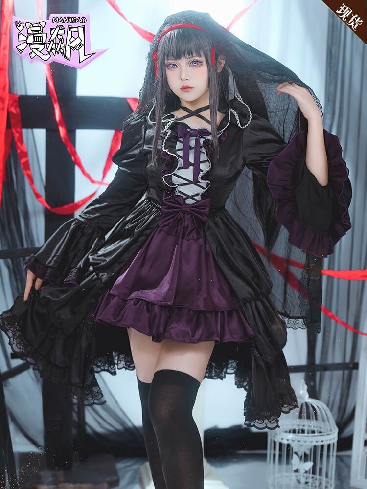 魔法少女まどかマギカ 暁ほむら ドンキホーテ リンケージ ミニドレス衣装