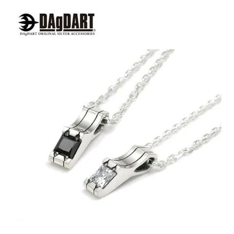 ダグダート DAgDART [Glass] キュービックジルコニア ペアペンダント ペアネックレス