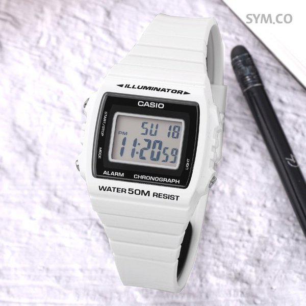 W-215H-7A ビンテージ スクエア アラーム デジタル 男女兼用 ウレタン時計 d 5,022円