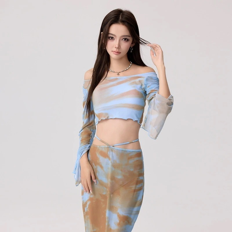 水着 フェミニン3点セット 純情ビキニ 温泉リゾート水着 女の子 水着 レディース 可愛い 大きいサイズ 大人用 水着 体型カバー ラッシュガード スクール