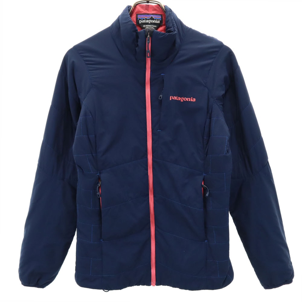 84255 長袖 中綿 ナイロン アウトドアジャケット XS ネイビー系 レディース