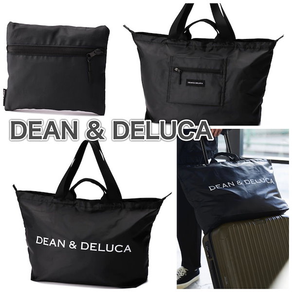 DEAN&DELUCA ディーン&デルーカ エコバッグ 黒 - バッグ