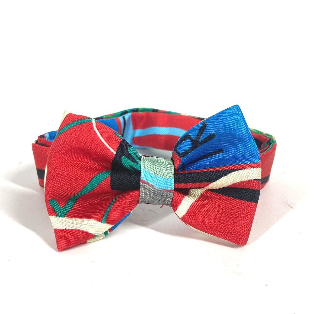 蝶ネクタイ ヌーパピヨン リボン りぼん アクセサリー ネクタイ シルク レッド