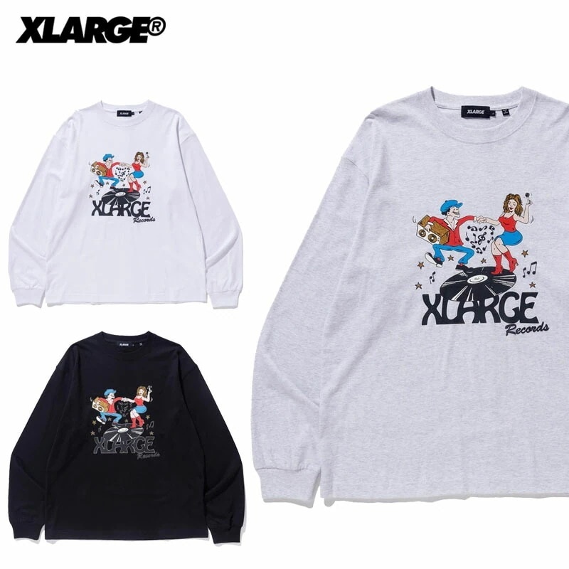 エクストララージ OLD DAYS L S TEE XLARGE 長袖Tシャツ ロンT メンズ カットソー トップス