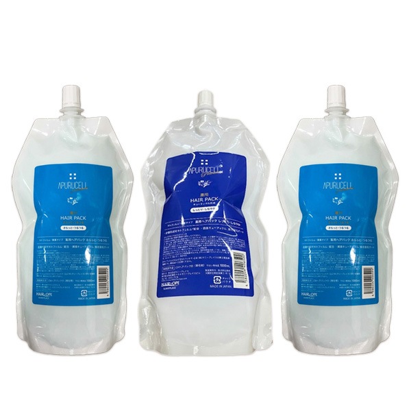 アプルセルプレミアム 薬用ヘアパック 1000mL 3個 さらっとしっとり 選べるセット