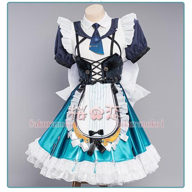 原神 げんしん genshin ウェンティ メイド コスプレ 衣装 cosplay イベント パーティー コスチューム 変装 仮装uw1710