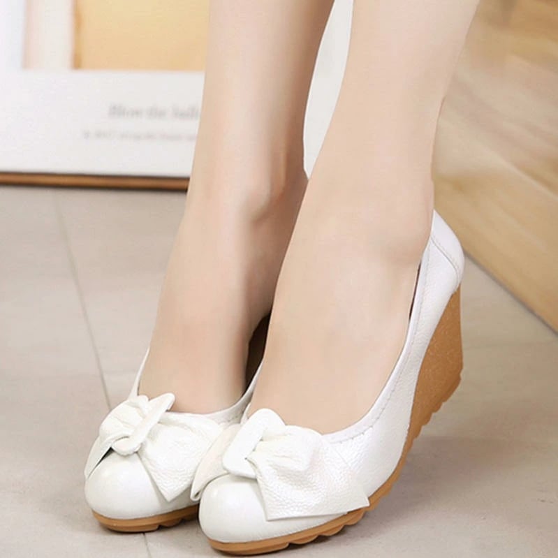 500円OFFクーポン ウェッジヒール パンプス レディース スエード ハイヒール インヒール 美脚 可愛い 柔らかい コンフォート 疲れにくい 痛くない 立ち仕事 ブラック ポインテッドトゥ パンプ