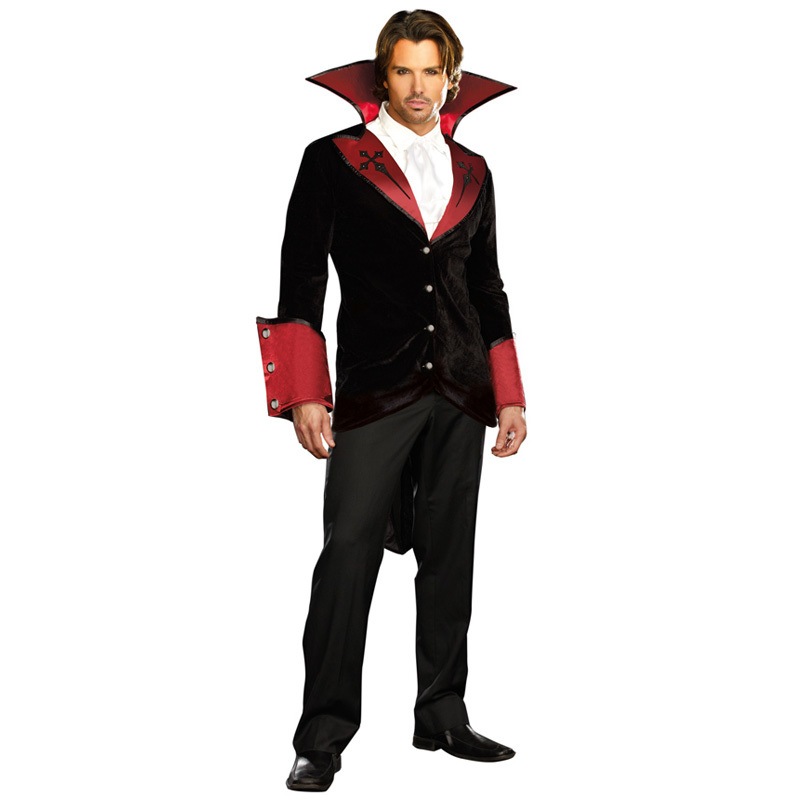 コスプレ 仮装 ライトクロス・バンパイア XL (大きいサイズ) 【 コスプレ 衣装 ハロウィン 仮装 コスチューム 大きいサイズ メンズ パーティーグッズ 男性用 ヴァンパイア 余興 ドラキュラ 吸