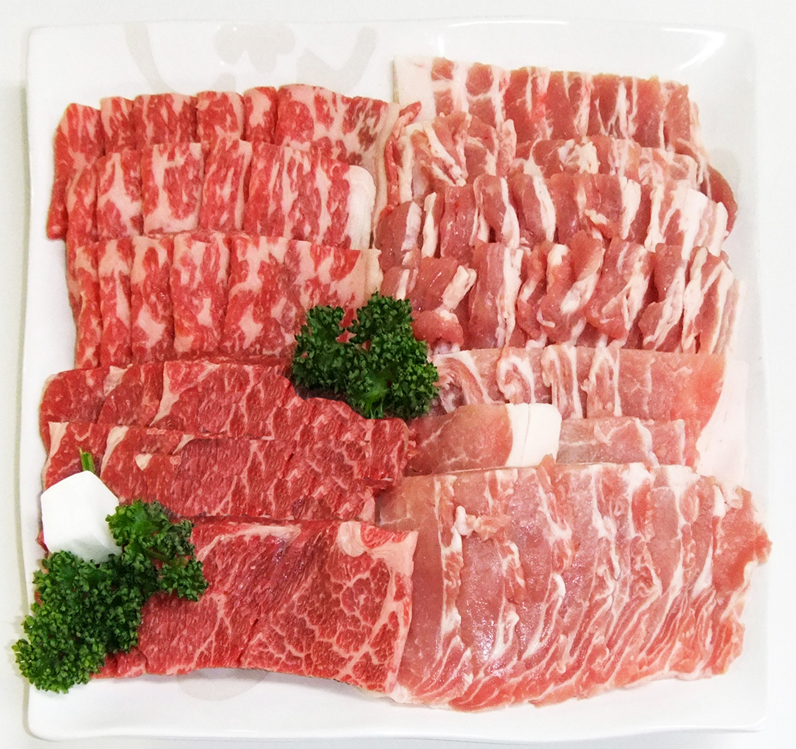 【肉のひぐち】 飛騨牛 ＆ 国産豚肉 バーベキューセット 1kg 4～5人分 牛肉 牛カルビ 牛もも・かた 豚肉 豚バラ 豚ロース セット BBQ キャンプ 焼き肉 焼肉