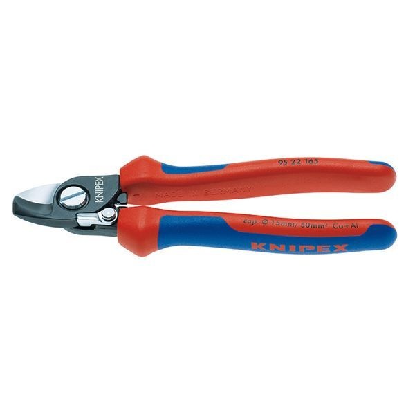 KNIPEX（クニペックス）9522-165 ケーブルカッター（バネ付）