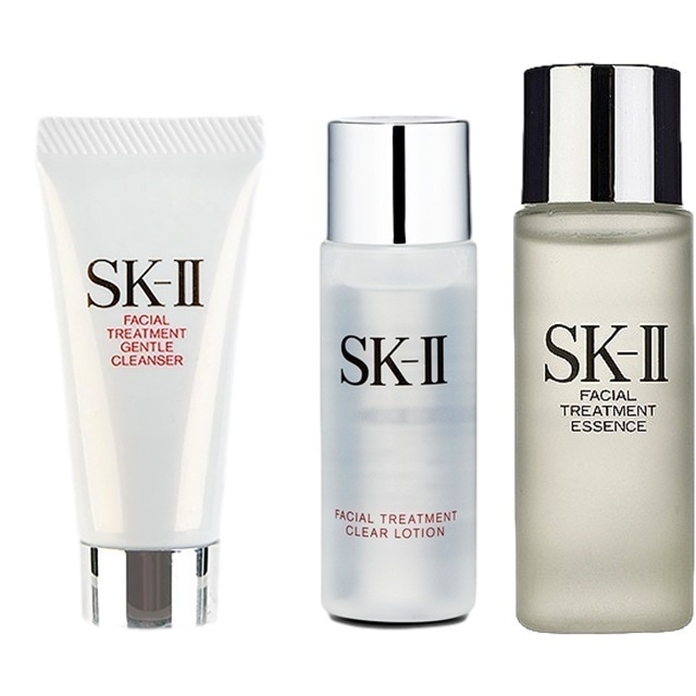 エスケーツー（SK-II／SK2） フェイシャルトリートメント ジェントルクレンザー ＋ エッセンス ＋ クリア ローションセット 20g+75ml+30ml