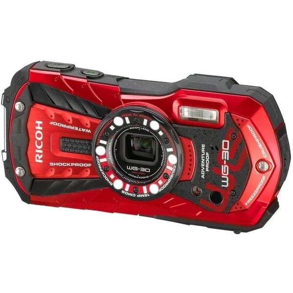 【中古】リコー RICOH 防水リコー RICOH WG-30 バーミリオンレッド SDカード付き 22,960円