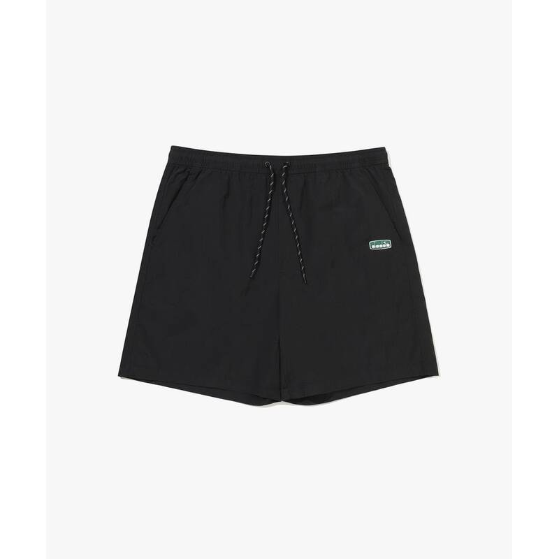 ディアドラ diadora コンピー 4分丈 ウーブンショーツ BLACK D6223LWP70BLK 417876