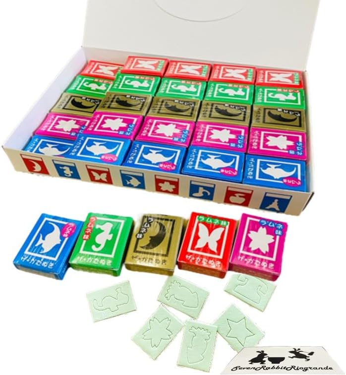 ザ かたぬき 1箱 250枚 セット (5種 各 10個セット) ラムネ 味 駄菓子 お菓子 おやつ カタヌキ 型抜き (1箱（5種,各10個）)