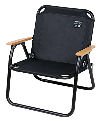 キャプテンスタッグ(CAPTAIN STAG) チェア ベンチ ロースタイル ソロベンチ CSブラックラベル UC-1677 幅600×奥行56