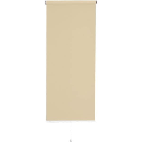 ホームテイスト SH-16-S60 壁空け不要!つっぱりロールスクリーン 幅60cm(遮光タイプ) BE ベージュ メーカー直送