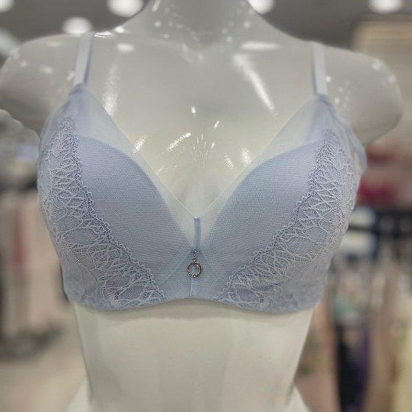 輸入ジャカードレース浮き胸補正ボリュームアップブラ/BR0802A LBL