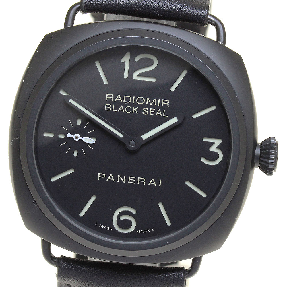 パネライ PANERAI PAM00292 ラジオミール ブラックシール 手巻き メンズ 良品 _816455【中古】