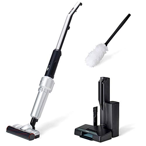 アイリスオーヤマ 掃除機 コードレス ハンディ スティッククリーナー 極細軽量 紙パック 静電