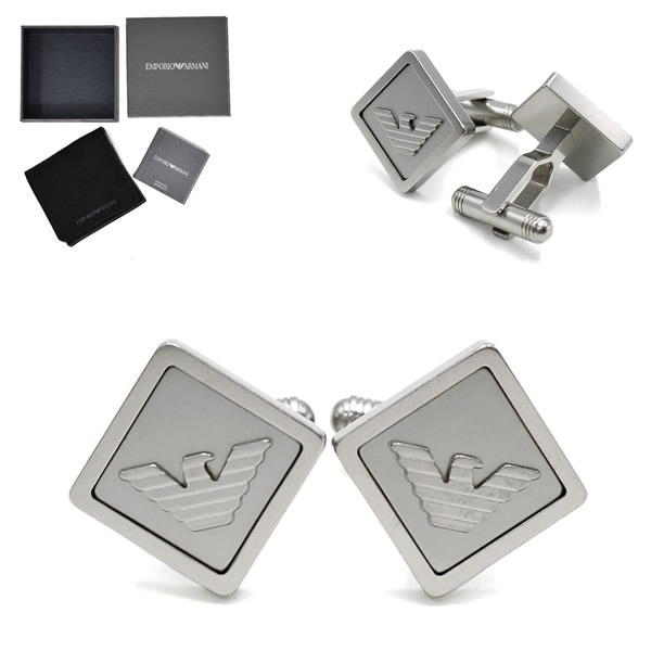 EGS3072040 カフスボタン シルバー メンズ