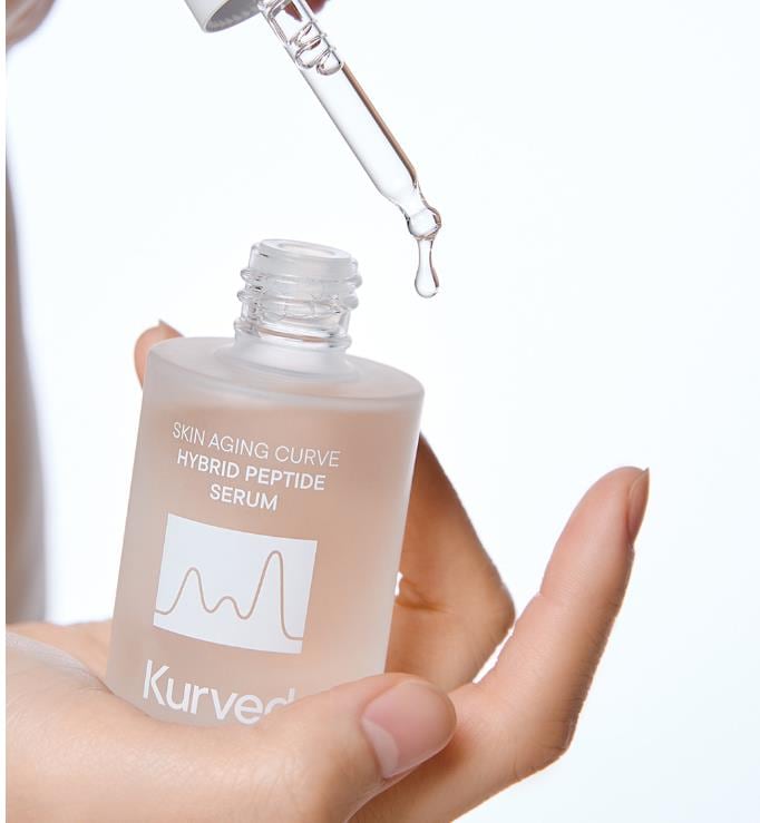 エイジングケア×ハリ感サポート【KURVED】 ハイブリッド ペプチド セラム美容液 30mL