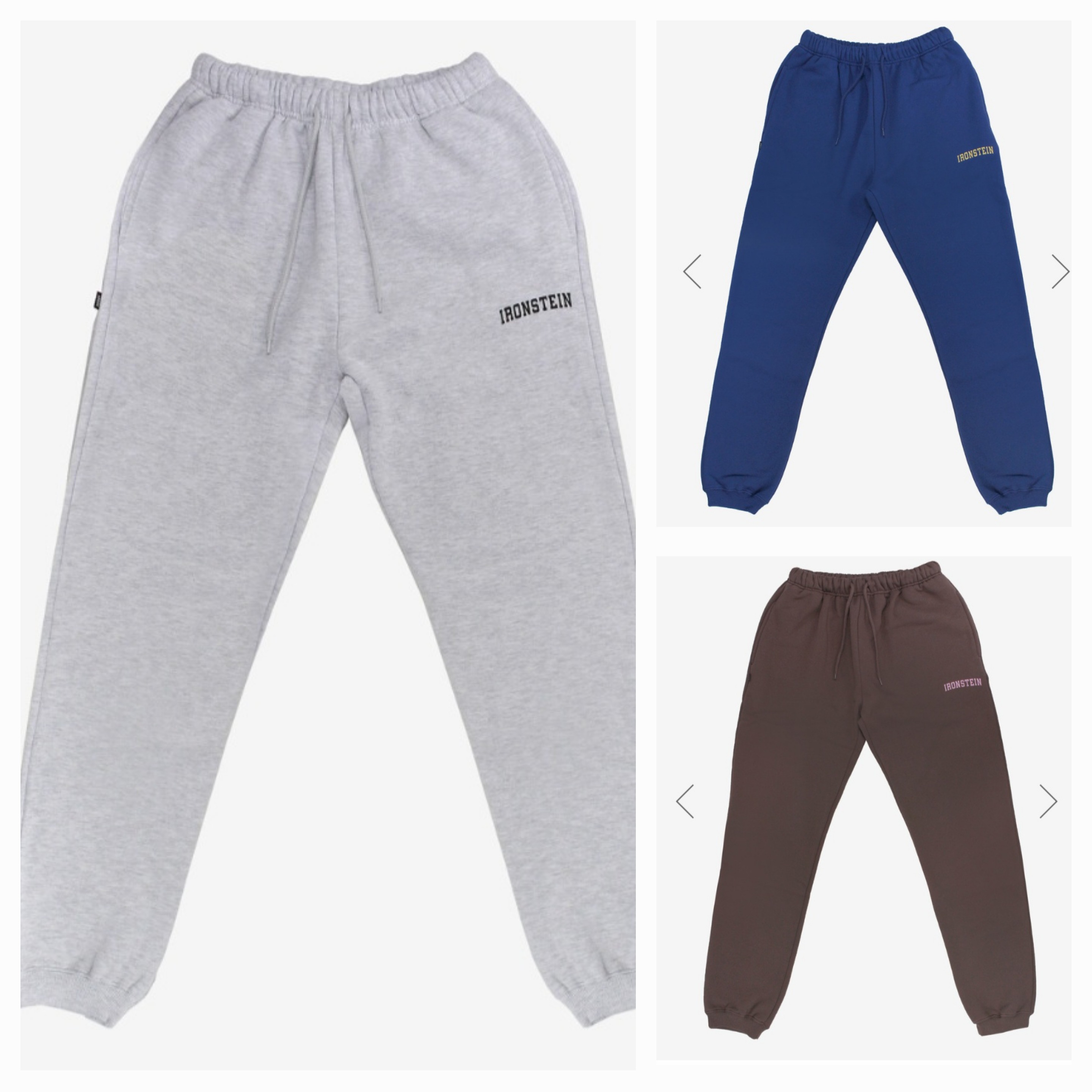 IRONSTEIN COLLEGE SWEATPANTS