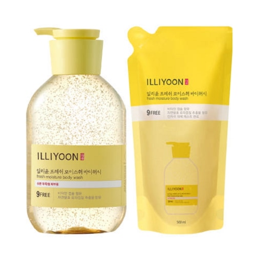 アモーレパシフィックイリユンフレッシュモイスチャボディウォッシュ500ml+500ml詰め替え