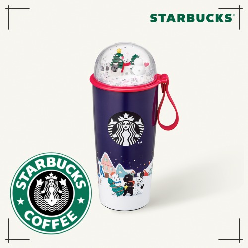STARBUCKS公式 SS ホリデー フレンズ ドーム タンブラー 473ml 韓国人気 限定 おしゃれ
