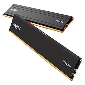 Crucial(クルーシャル) PRO (マイクロン製) デスクトップ用メモリ 16GBX2枚 DDR5-5600制限付無期限保証 CP2K16G56C46U5【国内正規代理店品】