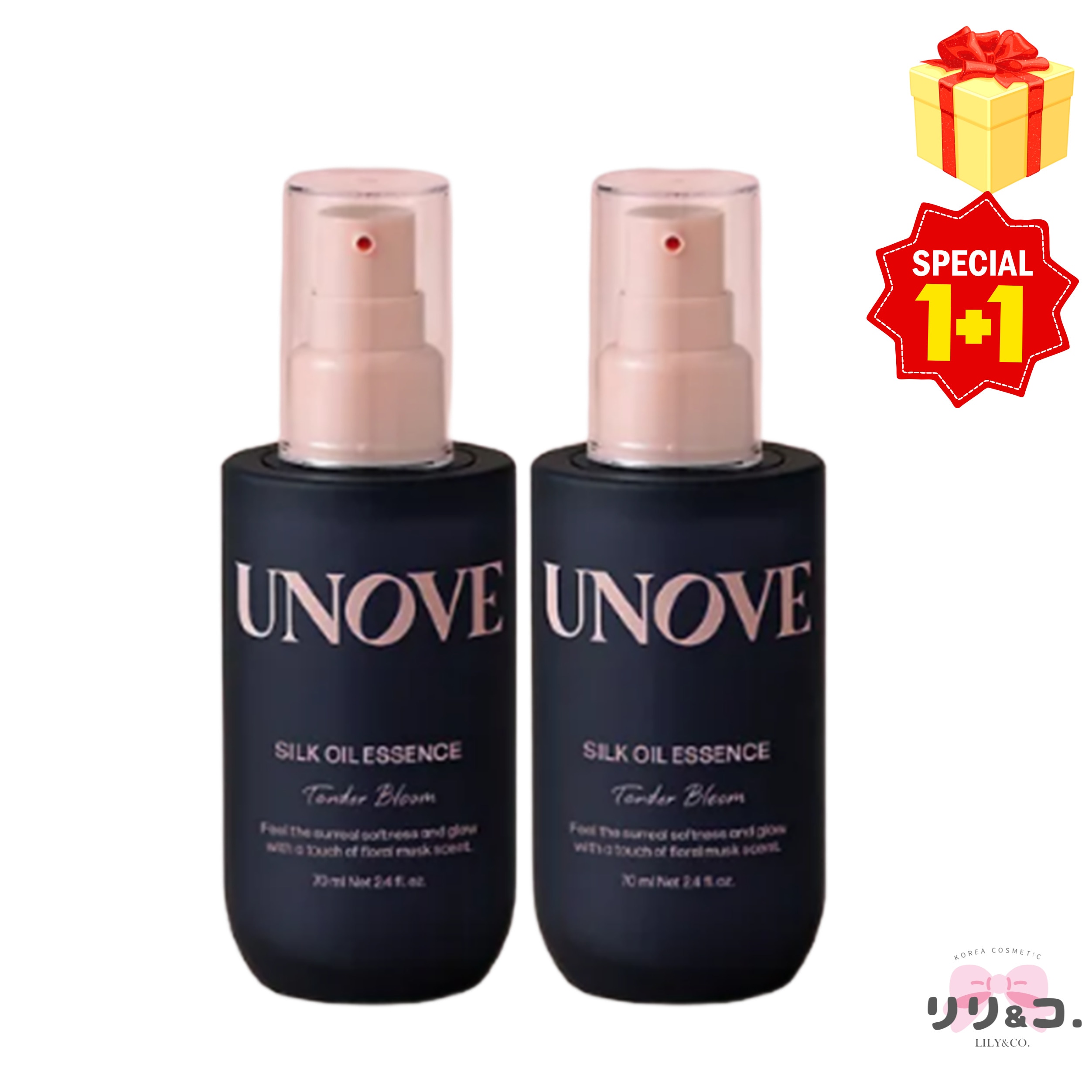 [BEST人気商品] シルクヘアオイルエッセンス 70ml＋70ml ダブルセット（テンダーブルーム／ウォームペタル) ヘアケア ギフト セット 韓国コスメ 香水 レディース 旅行用 香り 香水