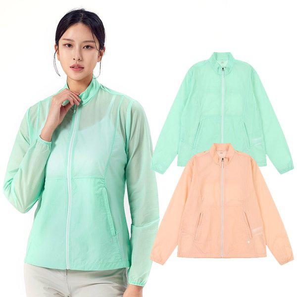 女性軽量機能性メッシュウインドブレーカー登山ジャケット ピノア KVJ6361W