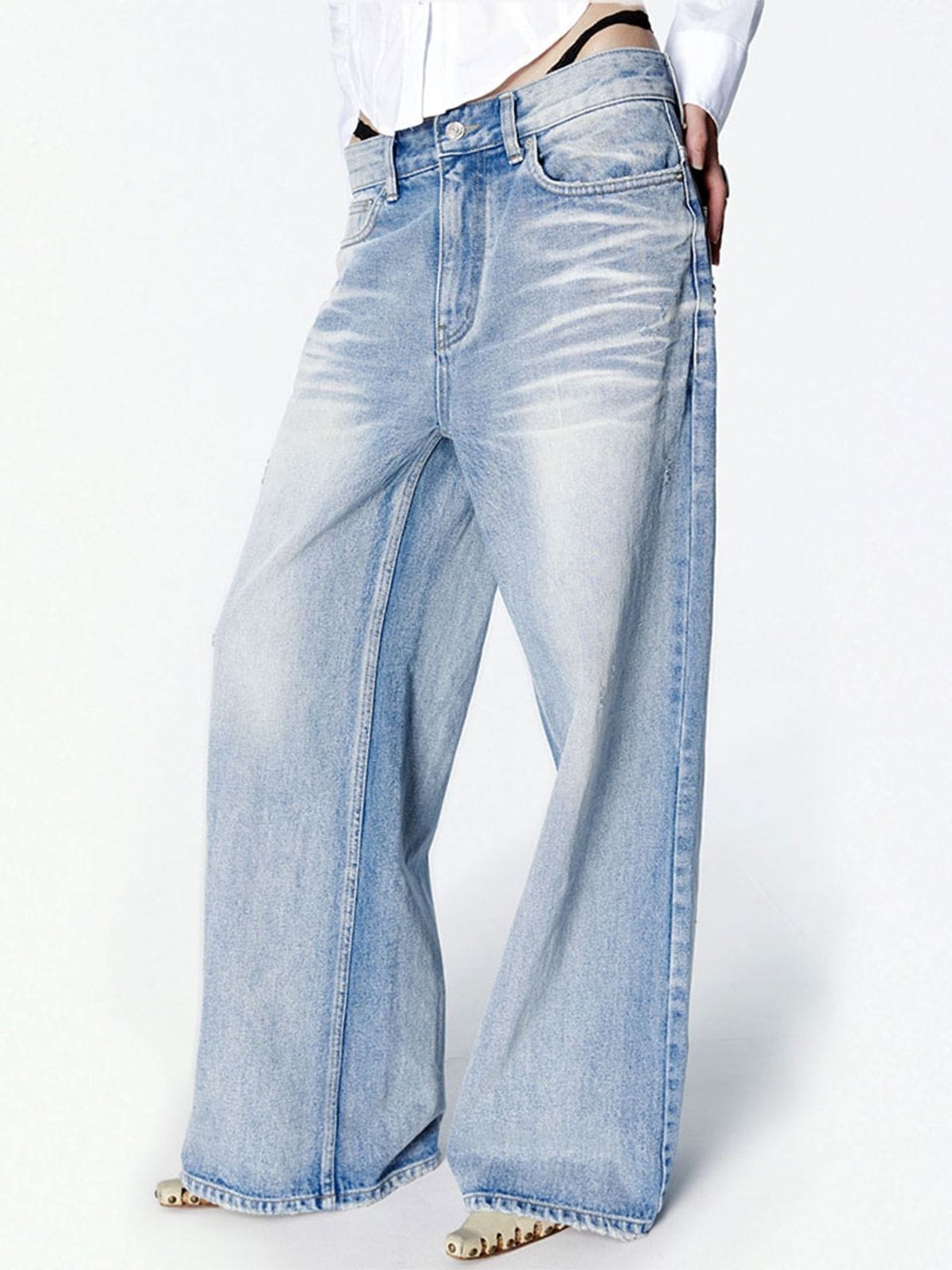 [超人気 - 予約発送] 2000アーカイブズ SNYDER WIDE DENIM (BLUE)