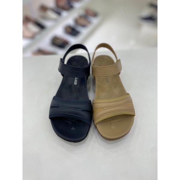 女性軽量ストラップサンダル4CM_GN